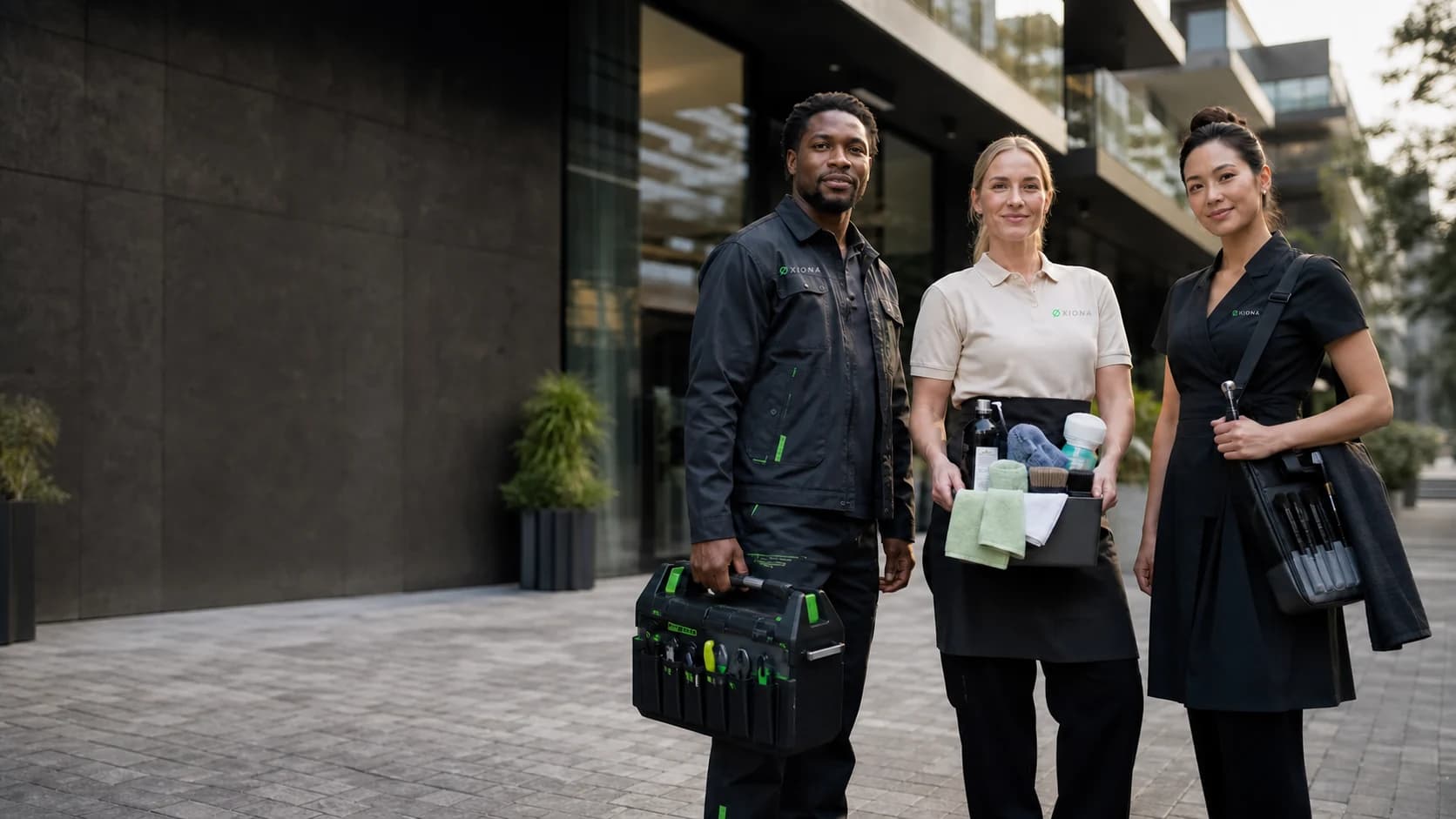 Branded XIONA experts ready to support homes, people and businesses